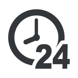 24 Hour Availability
